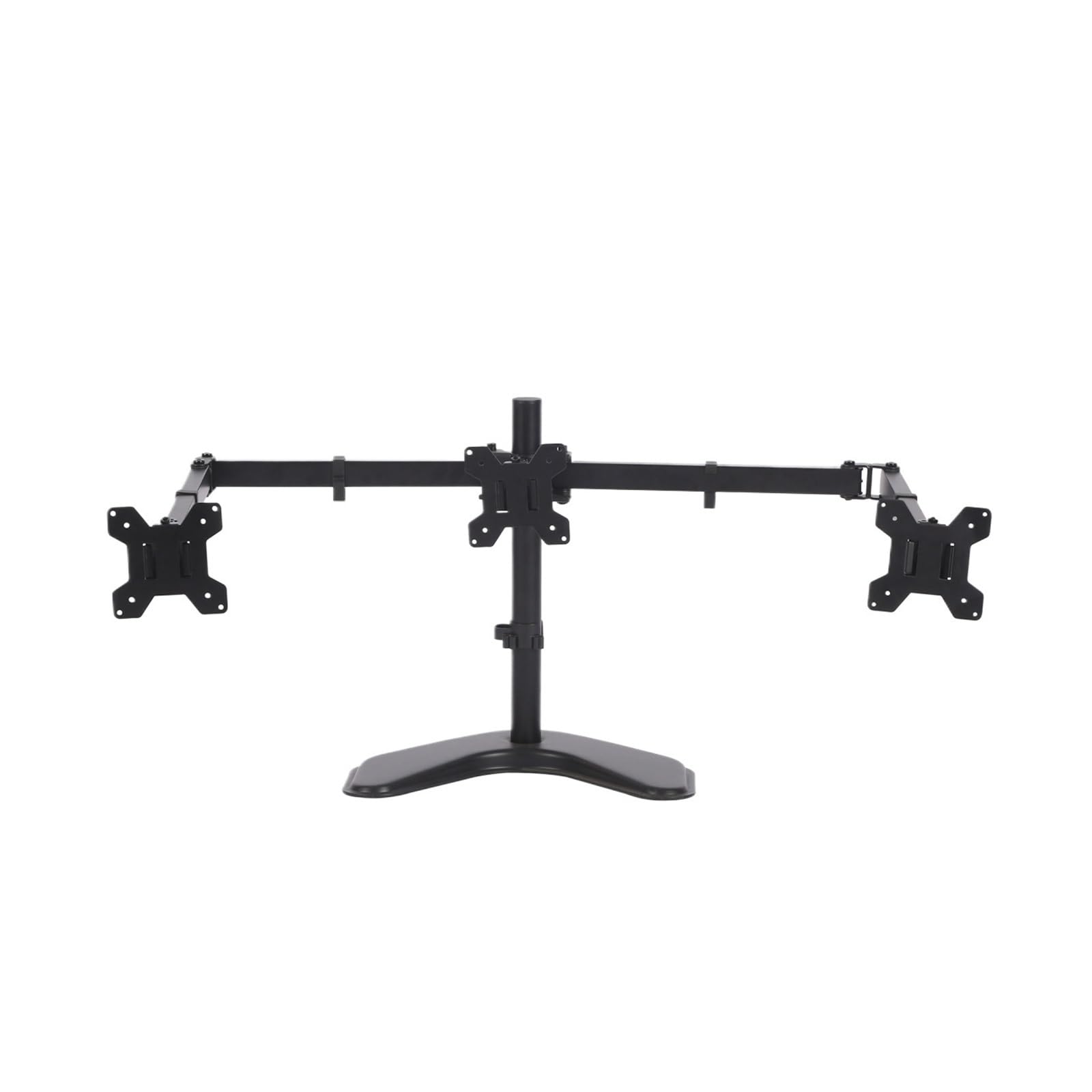 Ikpgbzxm Black Multi-Screen Monitor Stand - No Drilling Required
