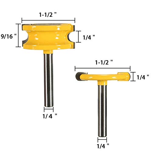 Lagaga - Set di 2 punte per fresa e fresa per