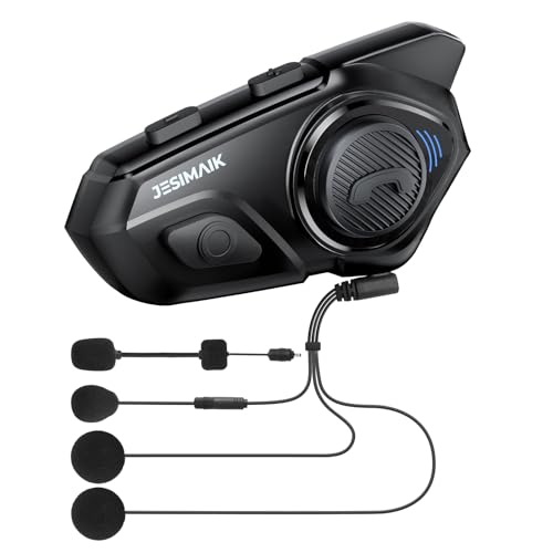 JESIMAIK バイク インカム R16Pro バイク用インカム 音楽ながら通話 FMラジオ...