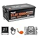 48V 100Ah LiFePO4 golf cart battery with 200A BMS, Bluetooth & LCD monitor, dual M8 terminals for flexible install, 20A charger, 6000+ cycles, ideal upgrade for Club Car, EZGO, Yamaha 48V carts.