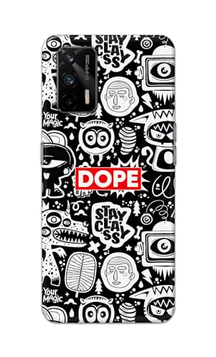 Image of Printed Hard Back Cover Case for Realme X7 Max 5G Back Cover (Mixed Cartoons) -1111