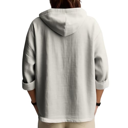 Men's Watercolor Dragon Hoodie Long Sleeve Button Down Vintage Oversized Casual Plus Size Zen Style Fall Sweatshirt2