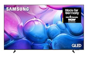 Samsung QLED 4K Q6FA 55 Zoll (138 cm) UHD Fernseher, 100% Farbvolumen für satte Farben, Quantum HDR, 4K Upscaling, Knox Security, Kostenlos 900 Sender TV Plus