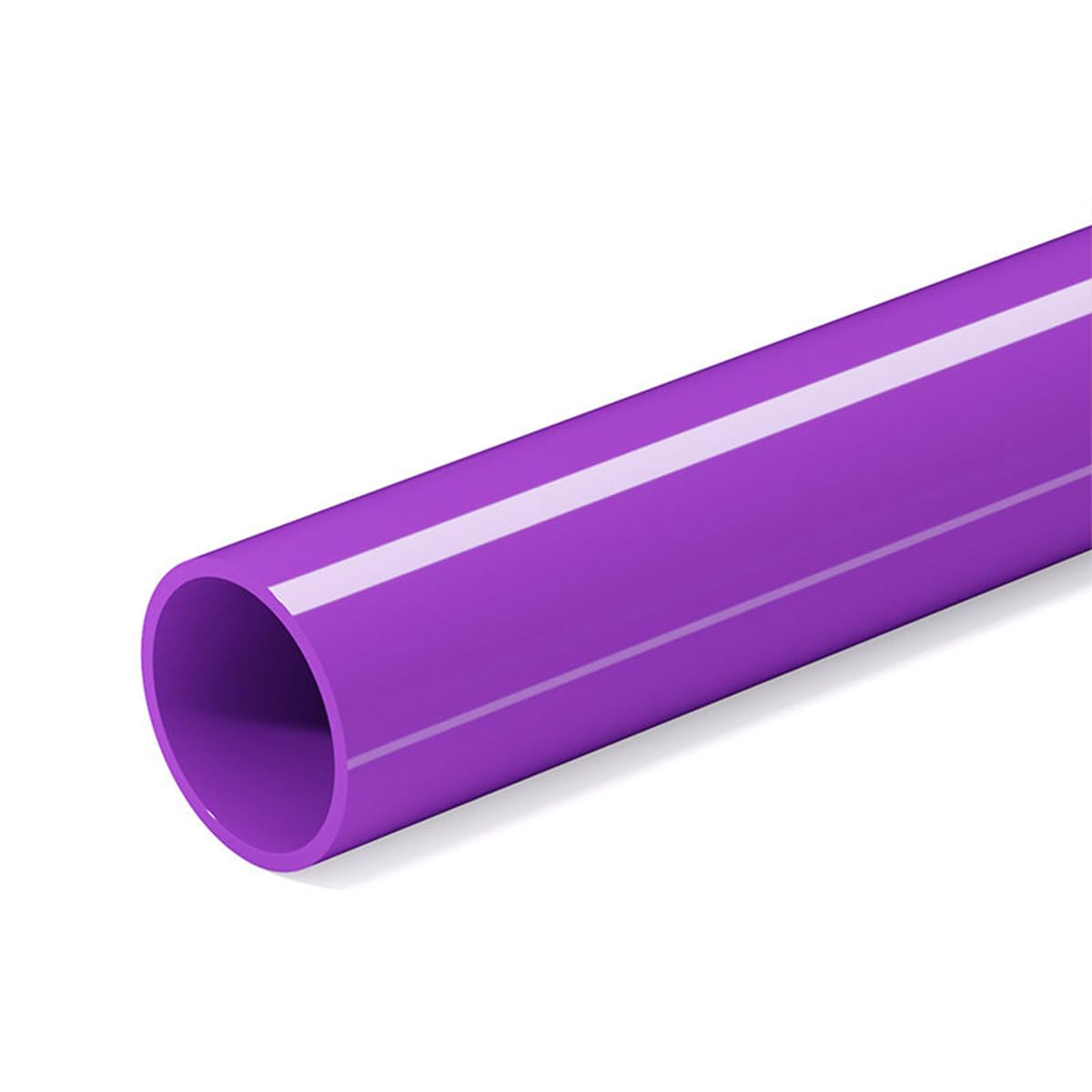Clear PVC Rigid Round Tube for Aquarium Fish Tank DIY Multiple Sizes 5pcs(5pcs,20mmx2mm)