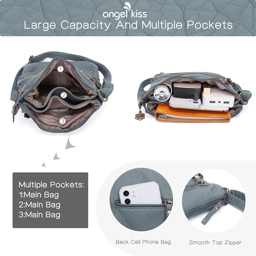 Image of Angel Kiss Small Shoulder Bag for Women Crossbody Purses and Handbags Multi Pockets Hobo Bags