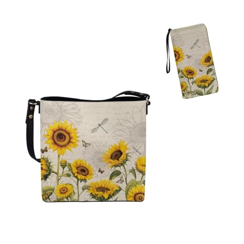 Crossbody Bags for Women Large Size Designer Leather Bucket Bag Purses Set Trendy Handbag with Wristlet Wallet2