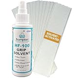 Brampton Premium Golf Grip Tape - 15 Pack - 2' x 10' Solvent Activated Adhesive Strips for Golf Club Regripping w/ 4oz HF-100 Golf Grip Solvent