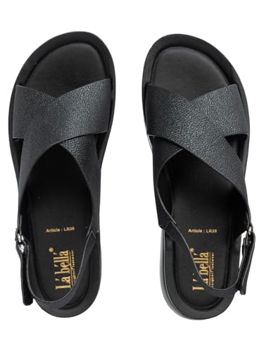 Image of La bella Women's Slip-On Slipper BLACK (LR39 BLACK)