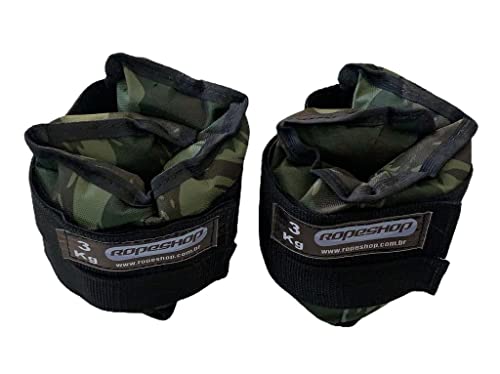 Tornozeleira/Caneleira de 3 KG Par CAMUFLADA
