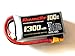 RoaringTop LiPo Battery Pack 100C 1300mAh 4S 14.8V with XT60 Plug for RC Car Boat Truck Heli Airplane