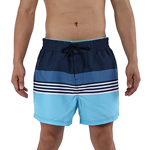 Beach Shorts Men's Swim Trunks Quick Dry Board Shorts with Mesh Lining Colorful3