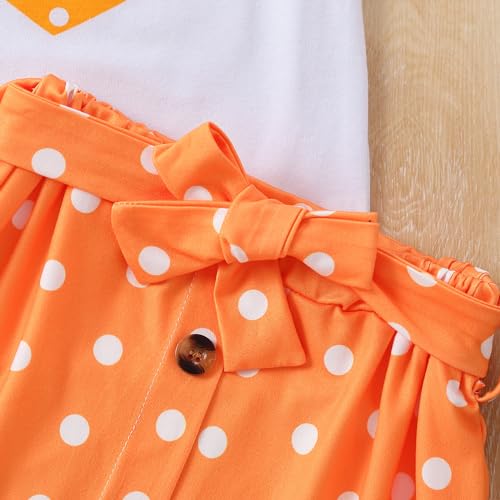 Image of Ayzozuy Kid Girl Clothes Shorts Set 2 Piece Outfits Summer Casual Short Sleeve Top and Shorts Set for Girls 4-7