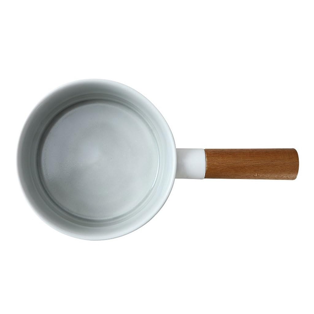 WOTZOV Salad Bowl Nordic Ceramic Bowl Tableware Creative Handle Bowl Household Soup Bowl Noodle Bowl Fruit Salad Bowl With Handle Bowl Kitchen Supplies
