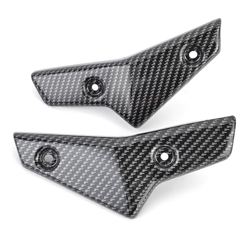 Aile De Déflecteur d'air pour Triumph pour Street Triple pour 765 R/RS 2020-2022 Couvercle Protection Carénage Moto Couvercles Radiateur Panneaux Latéraux Moto Carénage(Carbon Fiber Look)