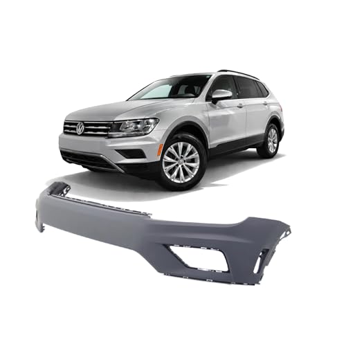 Image of FitParts Compatible with Volkswagen Tiguan 2018-2021 Front Bumper Cover | Primed, Ready to Paint, OEM 5NN807217GRU, VW1000237