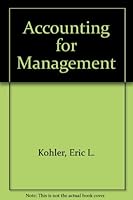 Accounting for Management 0130024287 Book Cover