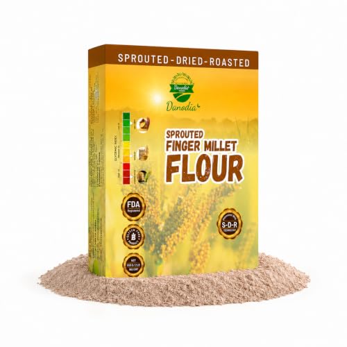 Danodia Foods Organic Finger Millet Flour 2lbs | Gluten Free...