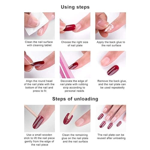 Image of ZOONA 24PCS Everlasting French Nails Artificial Nails Art Set| Lightweight & Long Lasting| Easy To Use| Quick Fix For Festivals & Special Occasions (z1111)