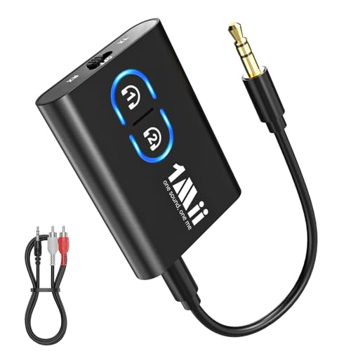 1Mii Bluetooth 5.3 Transmitter Receiver for TV to...
