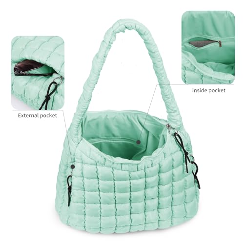 Image of Women's Quilted Puffer Tote Bag