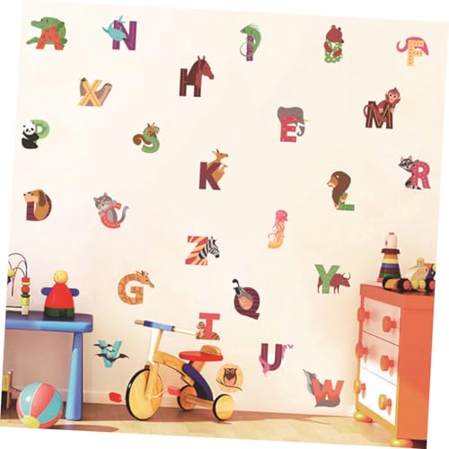 Vinilos Decorativos Letras de Cartoon Educativos para Pared miniatura 6