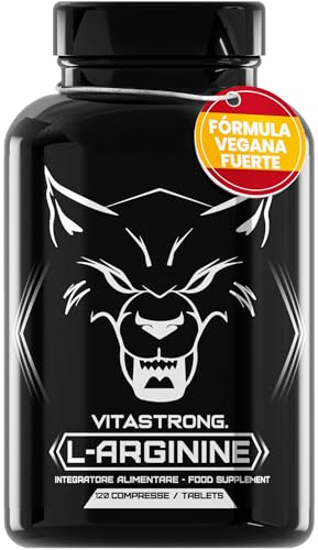 L Arginina 4500mg + Vitamina B6, 120 Comprimidos de L-Arginina HCL Vegetal con L- Arginina Pura Kyowa Quality, L Arginina Polvo por Producción de Oxido Nítrico, Pre Entreno Sin OGM, Made in Italy