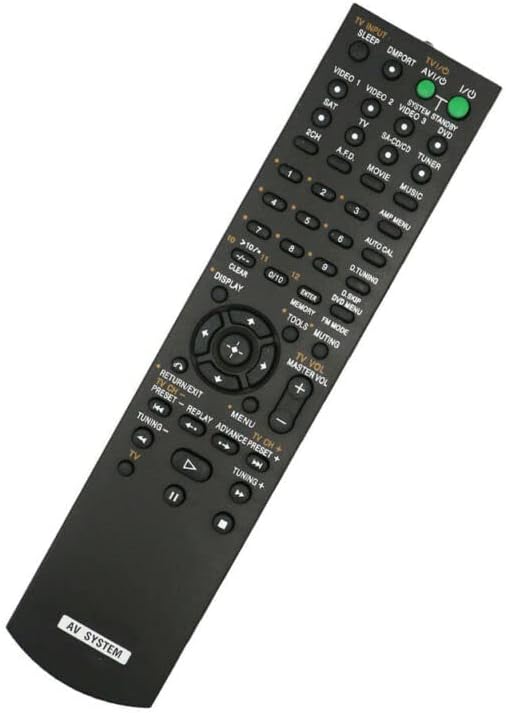 Replacement Remote Control Replace for TV/Audio/Projector for Sony RM-PP413 RM-PP65 STR-K750P DVD A/V AV Receiver