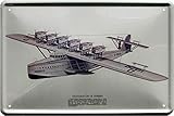 Format: 20 x 30 cm Dornier Do X 1929 Flugzeug Deutsches Reich 20 x 30 cm Deko Blechschild 689