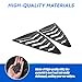 ABS Car Rear Side Window Louvers for Jaguar F-Type 2013-2024 Triangular Window Glass Blinds Auto Exterior Accessories (Carbon Fiber)