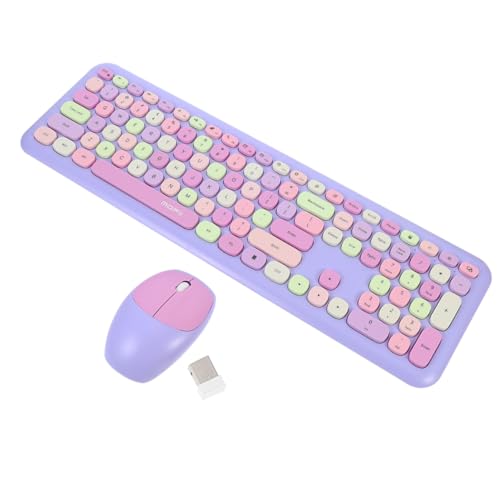 Conjunto inalámbrico de teclado y ratón de 2.4 GHz con 110 teclas de ABS para ordenador portátil