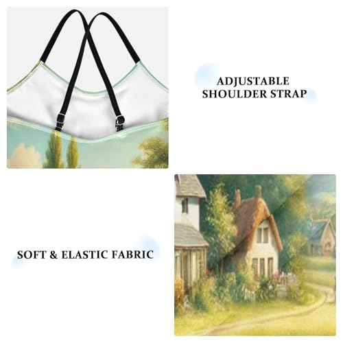 Farmhouse River Field Girls Bathing Suit Swimsuit Swimwear Summer Beach One Piece Swimsuits3