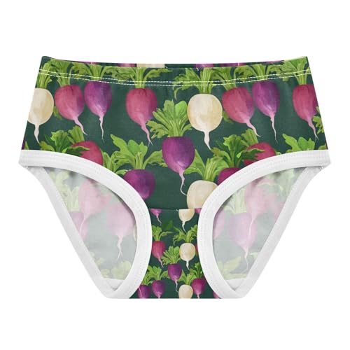 Colorful Radishes Green Leaves Toddler Girls's Underwear 2T 202c1242