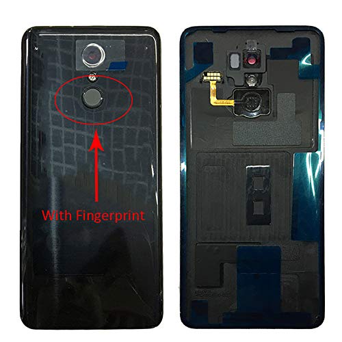 Draxlgon Glass Battery Cover Back Door Housing Replacement with Camera Lens Fingerprint for LG Q Stylo 4 Stylo4 Q710 Q710MS Q710CS Q710AL Q710TS Q710US Q710ULM L713DL LMQ710FM 6.2