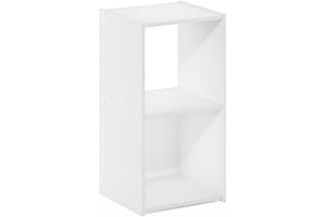 Furinno Pelli Cubic Storage Cabinet (2x1, White) - The Ideal Storage Solution For Your Home