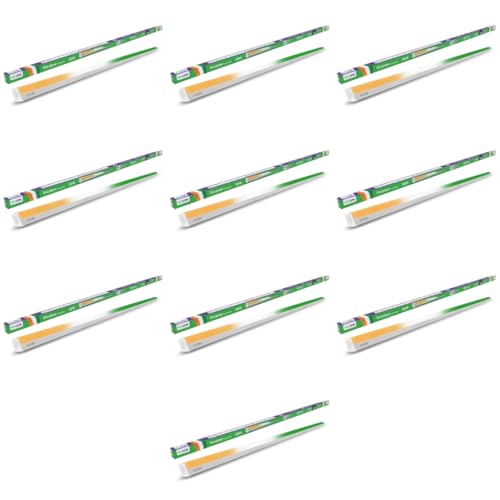 Image of EcoLink 20W Tricolour LED Batten Light | Sleek Slim LED Tube Light | Energy Efficient with Surge Protection | Ideal for Home, Office & Decorative Lighting | 3-in-1 Colour Changing, Pack of 10