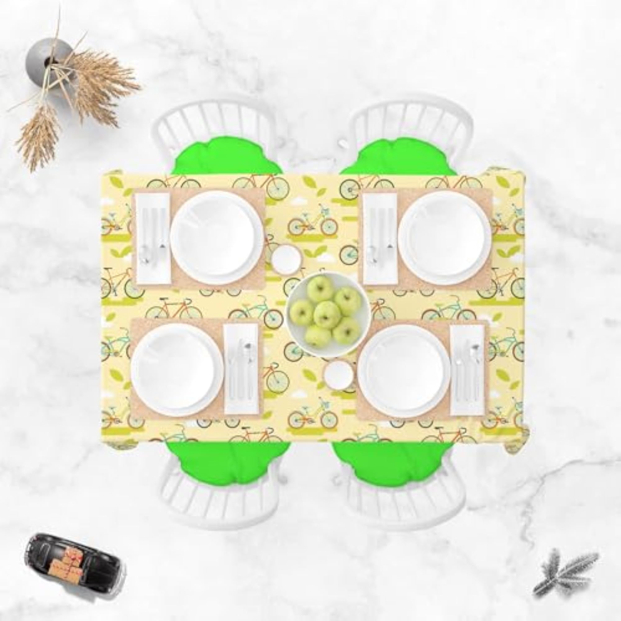 Bikes Table Cloth Cover for Dining & Center Table
