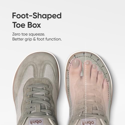 Image of Frido Active Casual Sneakers for Women | Stylish Everyday Sneakers with Breathable Mesh, Lycra-Lined Collar, Cushioned Footbed & Zero-Drop Sole for Travel, Night Outs