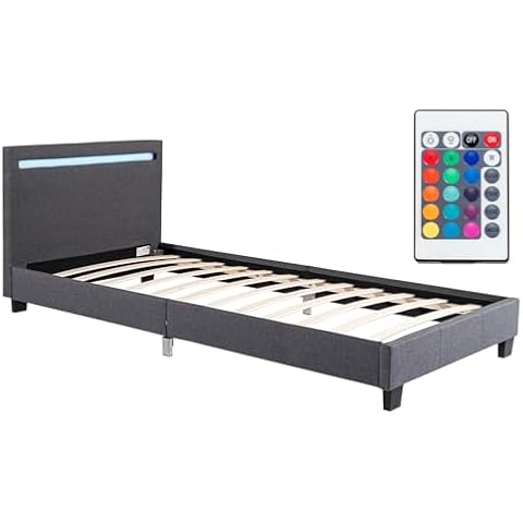 Juskys Lit rembourré Verona 90x200 cm thumbnail