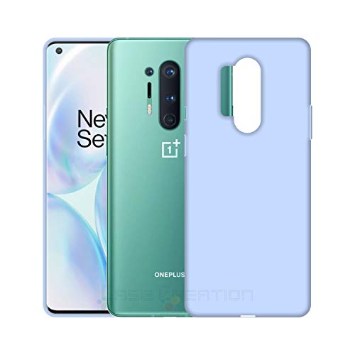 Image of Case Creation Luxurious OG Series for Oneplus 8 Pro Case Cover,Anti-Dirty Slim Case Frosted Matte Cute Candy TPU Raised Bezel (Splash of Color) Back Cover for Oneplus 8 Pro -Light Purple