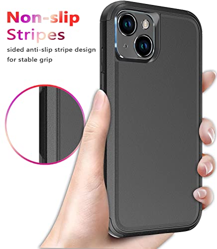 Diverbox TQ-IPHONE 14 CASE For Iphone 14 Case [Shockproof] [Dropproof] [Tempered Glass Screen + Camera Lens Protector] Heavy Duty Protection Phone Case Cover thumb #6