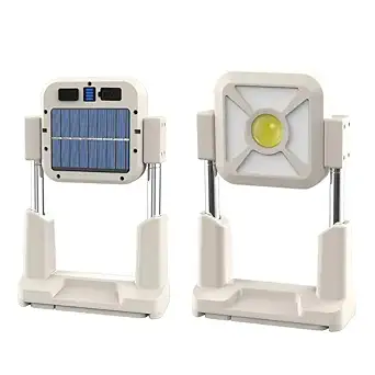 Brikipth Foldable Adjustable Camping Lamp Built-in Battery Solar Working Lamp Super Bright Rechargeable Solar Working Lamp10000mAh USB Rechargeable IP66 Waterproof Portable Outdoor Working Light