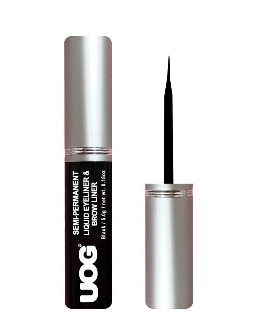 UOG United One Liquid Eyeliner Eyebrow Liner - Waterproof Semi-Permanent Smudge-Proof Lasts Up to 7 Days Allergy-Free with
