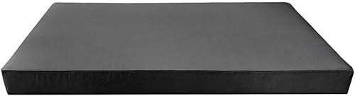 Miniatura 4 de Prolinemax Estilo 3 - Cojín de colchón y almohada para exteriores, interior, sofá cama, porche, cama oscilante, ribete de canalé, tamaño individual,