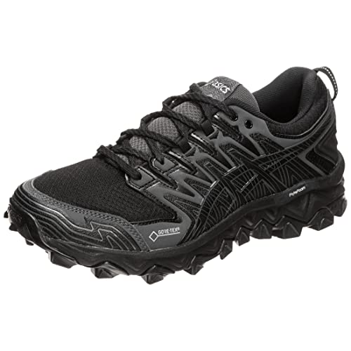 Asics Gel-Fujitrabuco 7 G-TX, Scarpe da Corsa Donna, Nero (Black/Dark Grey 001), 39 EU