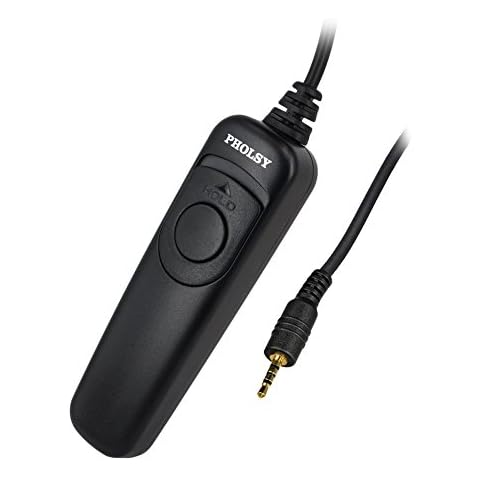 PHOLSY P6 Shutter Remote Control Cable Camera Release for Panasonic S5, S1H, S1RM, S1R, S1M, S1, G95, G91, FZ10002, G9, GH5, G85, G81, GX8, GX7, GH4, GH3, FZ2500, FZ2000,FZ1000, FZ330, FZ300, FZ200 Cover