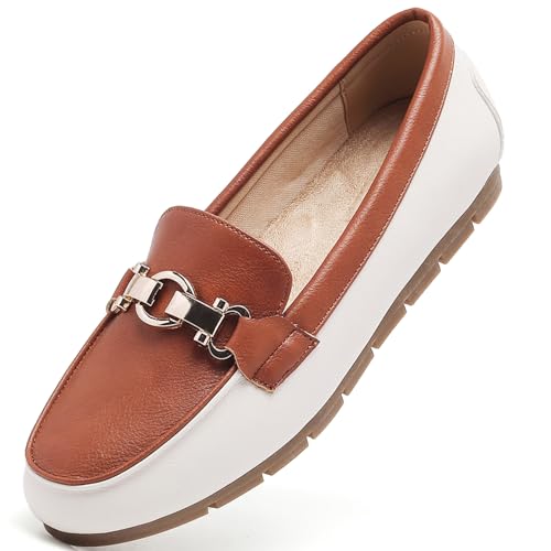 Image of Cvistpieo Loafers for Women Business Casual Shoes Comfortable & Lightweight Penny Loafers Slip On Work Flats
