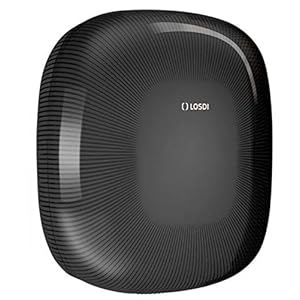 Losdi CP-5009-BL handdoekhouder polycarbonaat, zwart