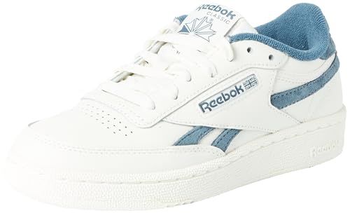 Reebok Club C Revenge, Sneaker Unisex - Adulto, 34.5 Eu, Chalk Chalk Hooblu