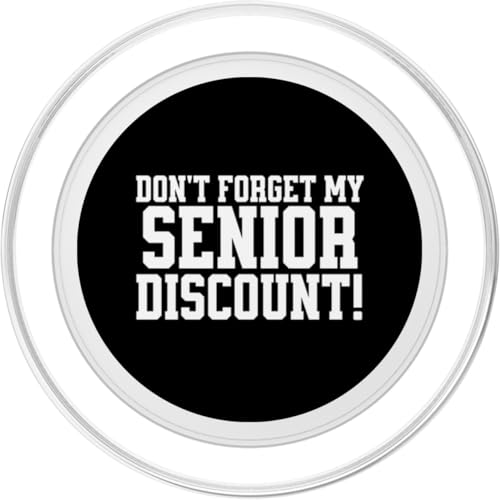 Los Ancianos Divertidos no olvidan mi Descuento para Personas Mayores PopSockets PopGrip para MagSafe - imagen 2