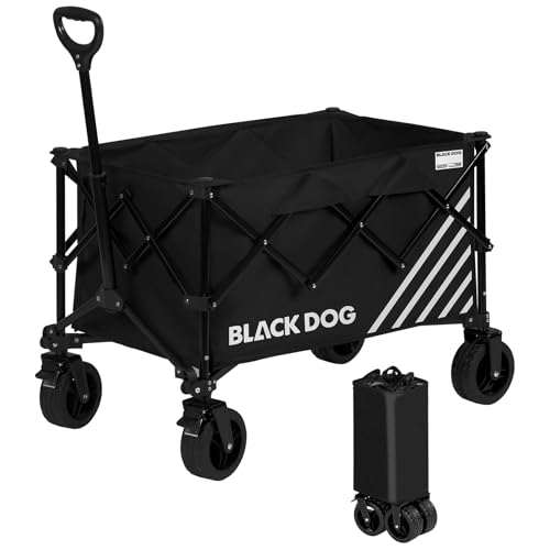キャリーワゴン 容量160L・使用荷重100kg ワンタッチ収束型 自立式 アウトドアワゴン キャンプ カート 陸鯨